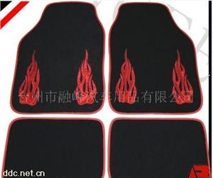 火焰款汽车脚垫地毯PVC垫