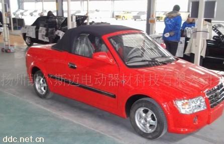 扬州黄色款2座微型电动汽车
