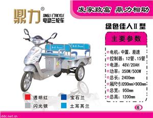 绿色佳人Ⅱ型电动三轮车