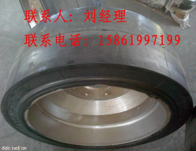 专业生产实心轮胎、配套轮辋
