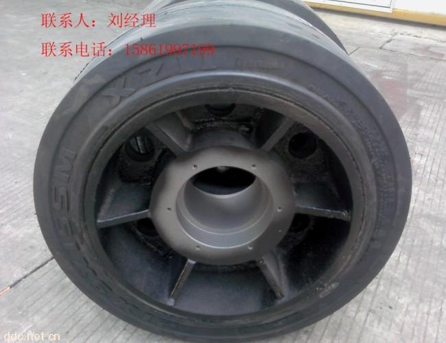 平板拖车实心轮胎21x9x15sm