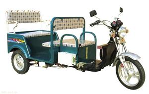 60V120AH双人座休闲载客电动三轮车