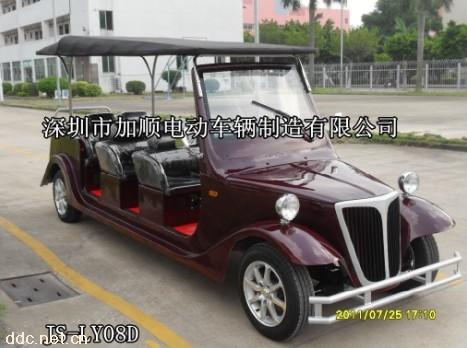 电动8座奔驰款老爷车，老爷看房车