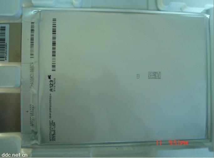 磷酸铁锂72161227动力电池20000MAH
