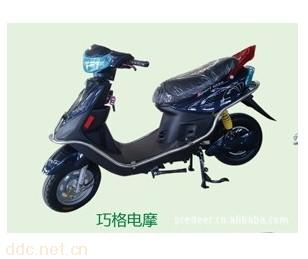 珍鹿500W16寸黑色巧格电动摩托车