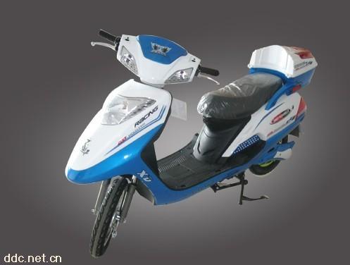 现代龙威变色兰电动摩托车