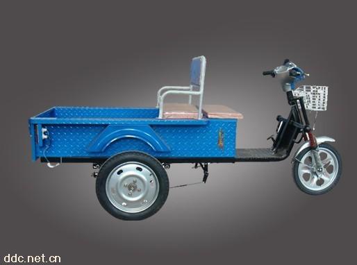 现代36V平板头中号载货电动三轮车