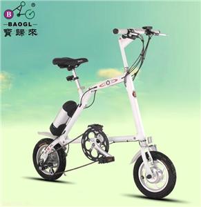 宝归来24V8AH12寸折叠锂电动自行车