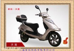 上海48V天翼款豪华银色电动车