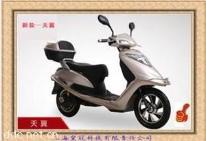 上海48V天翼款豪华银色电动车