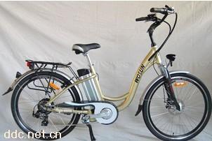 华晨26寸250w城市锂电池电动自行车