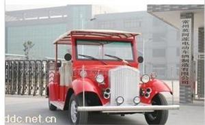 常虎王6座红色社区公园电动观光车