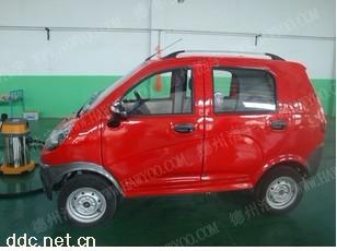 德州浩驰4座红色款轻型电动汽车