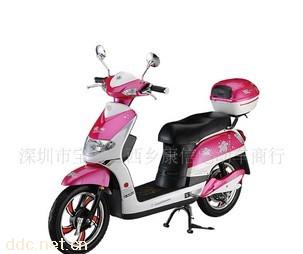 旗域500W48V粉色时尚靓丽电动摩托车