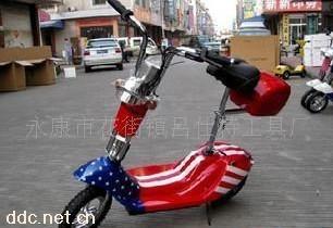 ES16-兰色带座迷你休闲折叠电动滑板车