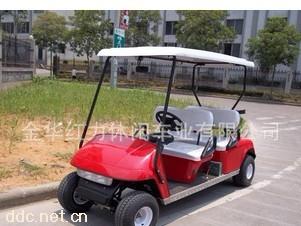 红力4座红色款社区景区用电动观光车