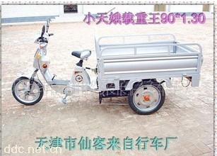 蓝色阳光小天鹅载重差速电动三轮车