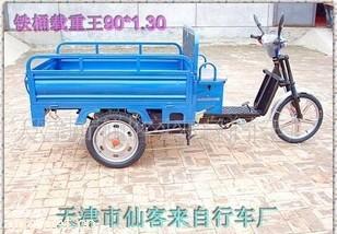 蓝色阳光大功率载重王差速电动三轮车