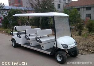 华建6座白色电动高尔夫球车HJGF-6