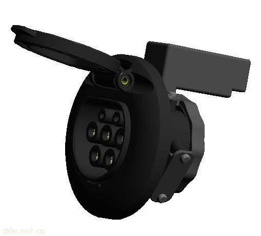 IEC充电接口连接器\欧标电动汽车充电插头、充电插座