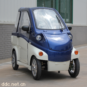 乐途超微型四轮电动代步车蓝封闭款