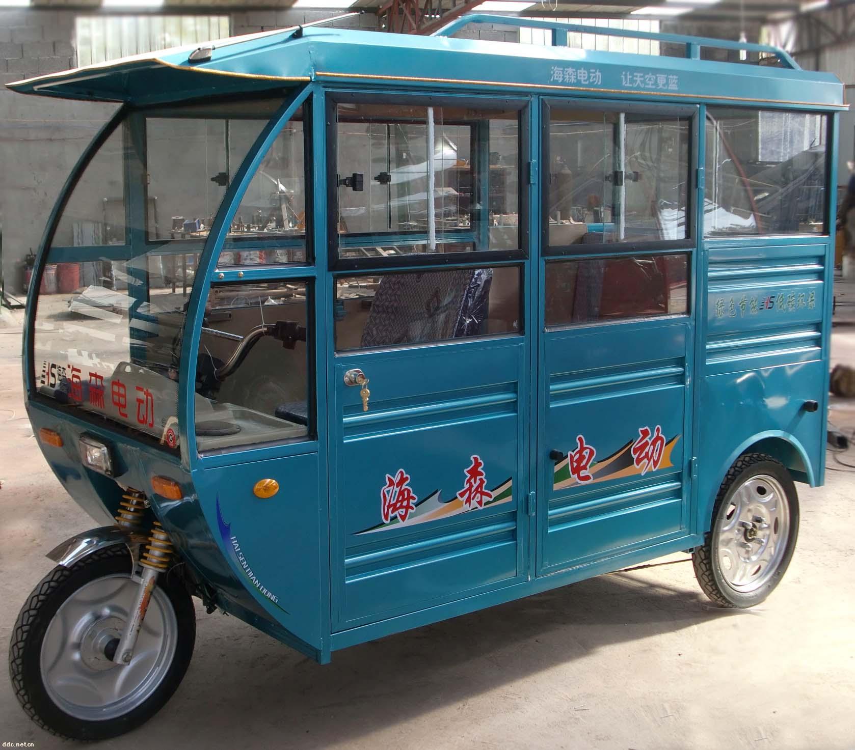 海森HS2012KY-2.1四人座家用客运四开门电动三轮车