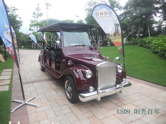 三亚八座古典电动看房车|楼盘观光车