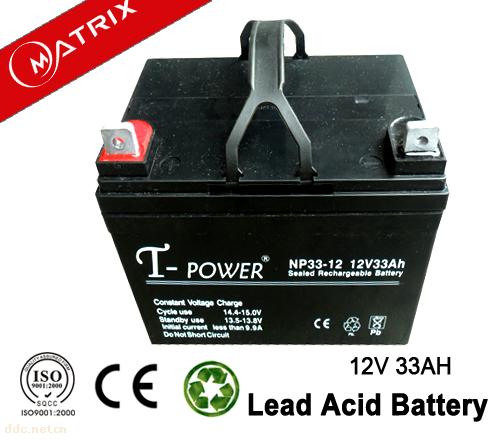 12V 33AH 代步车蓄电池