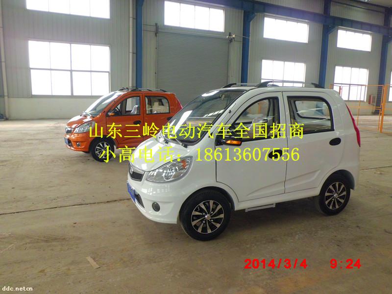 山东新款倪玲A3五门四座铁壳电动汽车