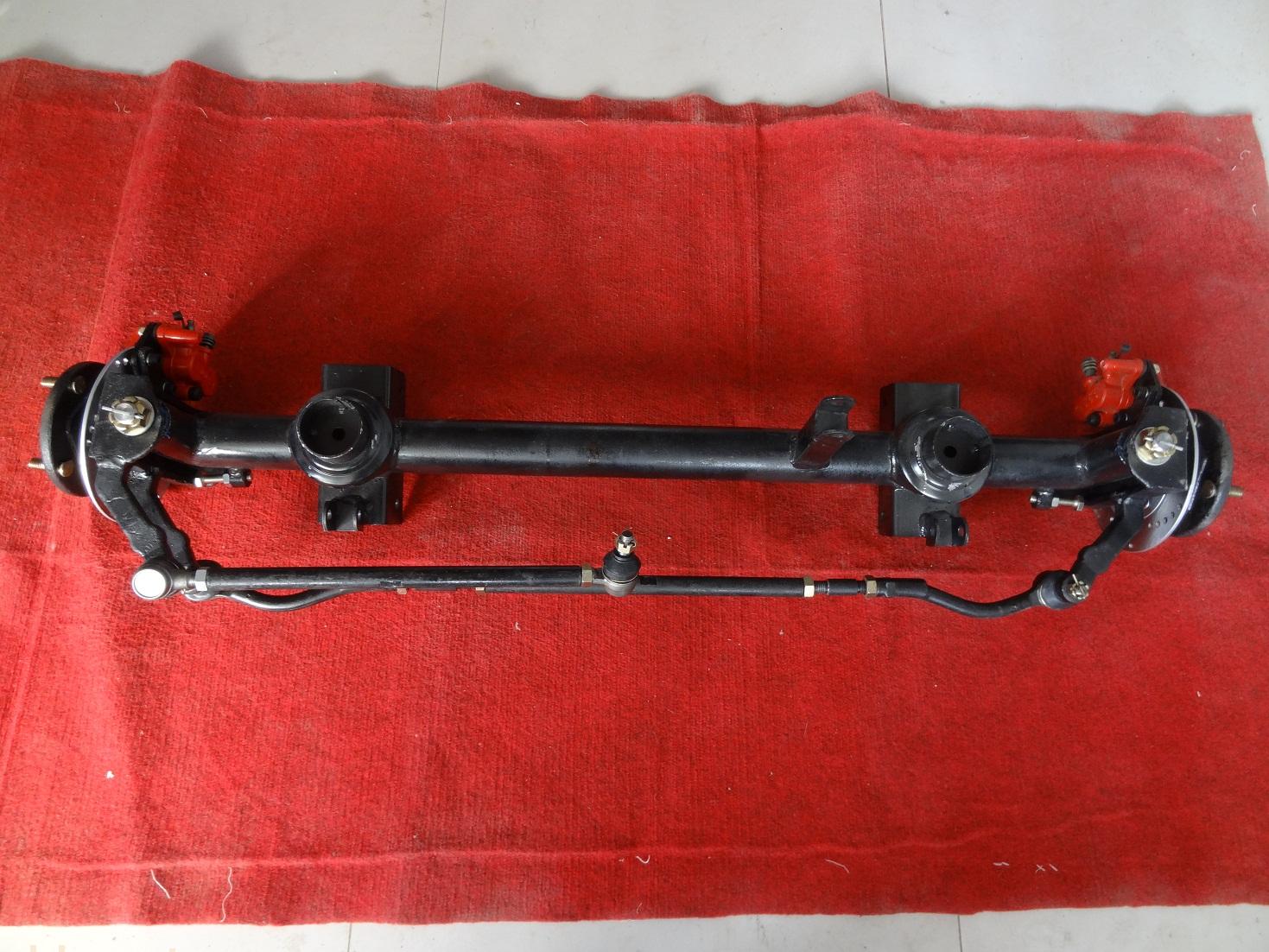 新型电动轿车碟刹单输前桥