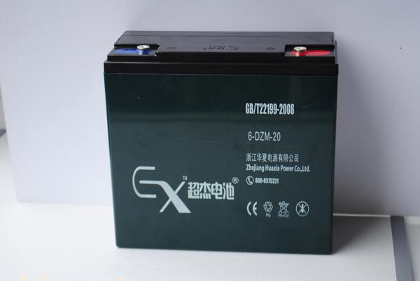 超杰6-DZM-20电动车铅酸蓄电池