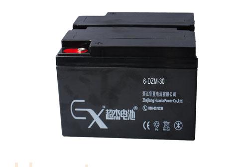 超杰6-DZM-30电动车专用铅酸蓄电池