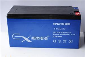 超杰8-DZM-20电动车铅酸蓄电池