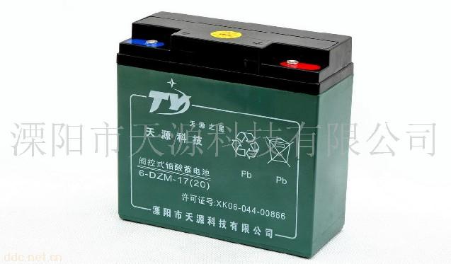 “天源之星”6-DZM-17电动车电池