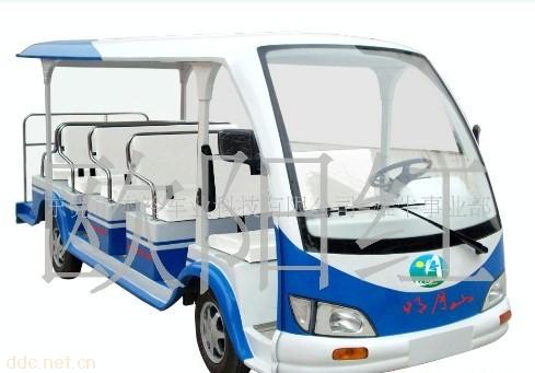 本铃14座电动观光车游览车
