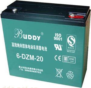 纳米胶体动力电动车专用蓄电池6-DZM-20