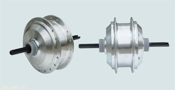 锂电池电动车用无刷有齿后驱普通型小高速辐条电机