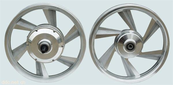 锂电池电动车用无刷有齿14寸一体轮小高速电机