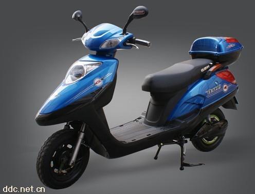 64V豪华蓝色红运龙腾电动摩托车