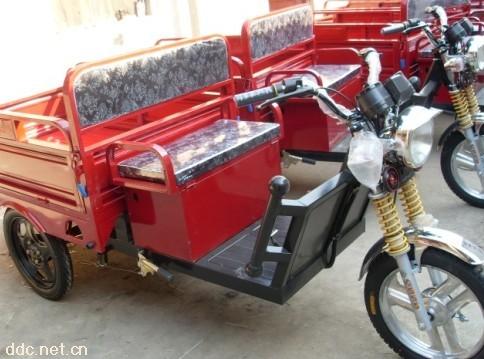 4球太子1.3米红色货运电动三轮车