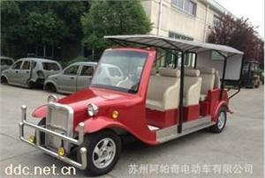 阿帕奇8座红色景区豪华电动老爷车
