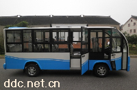 11座封闭式观光车