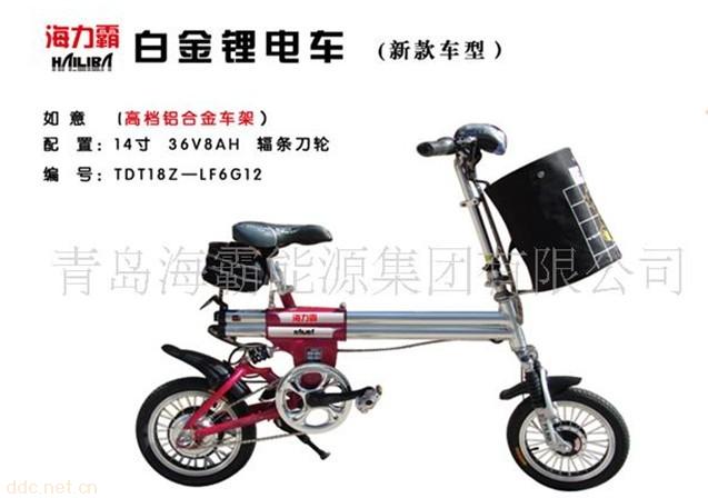 山东海力霸14寸小巧铝合金电动自行车