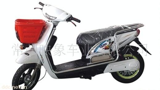 江苏快虎16寸白色无刷电动摩托车