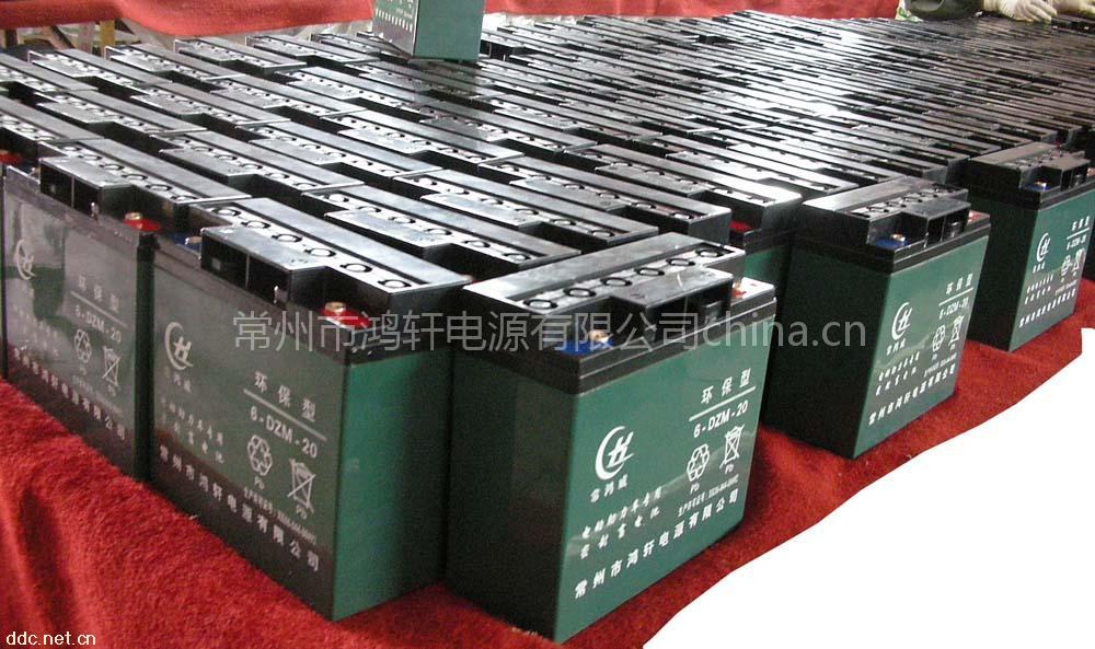 鸿轩6-DZM-20电动车蓄电池
