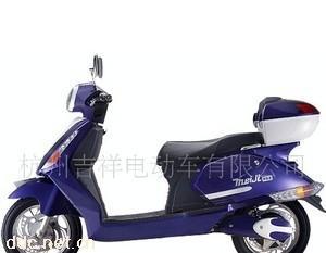 350W16寸蓝色美吉电动摩托车