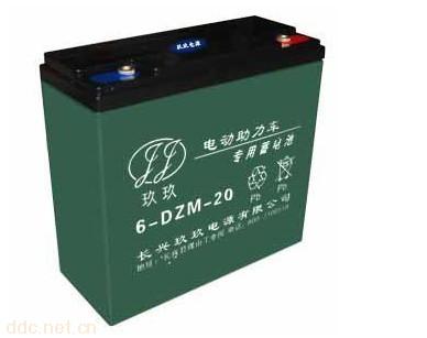 江苏玖玖电动车专用蓄电池6-DZM-20