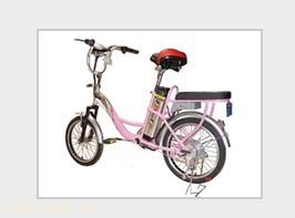粉色钢架48V10AH锂电动车