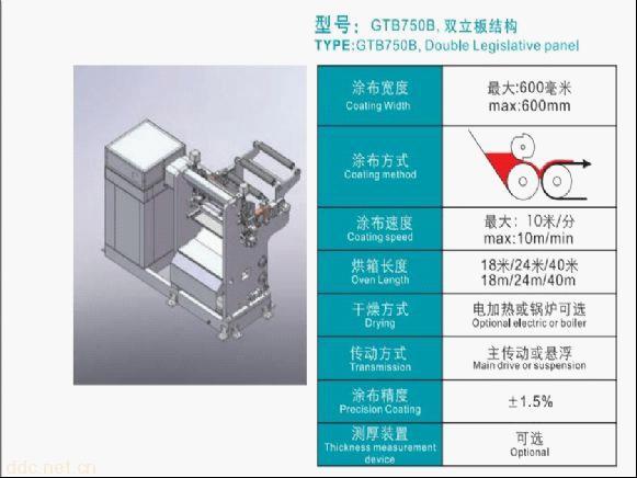 双立板结构涂布机