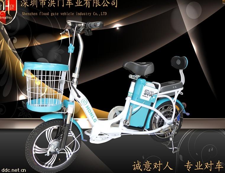 深圳洪门炫蝶简易款电动自行车